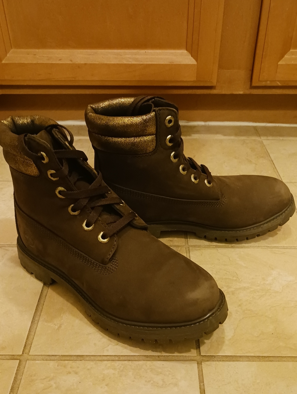 🤎for my bestie🤎 🤎Timberland Brown Lace-Up Boots🤎